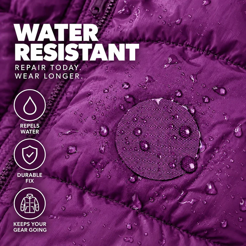 Self-Adhesive Puffer Jacket Repair Patches (30+ Colours)