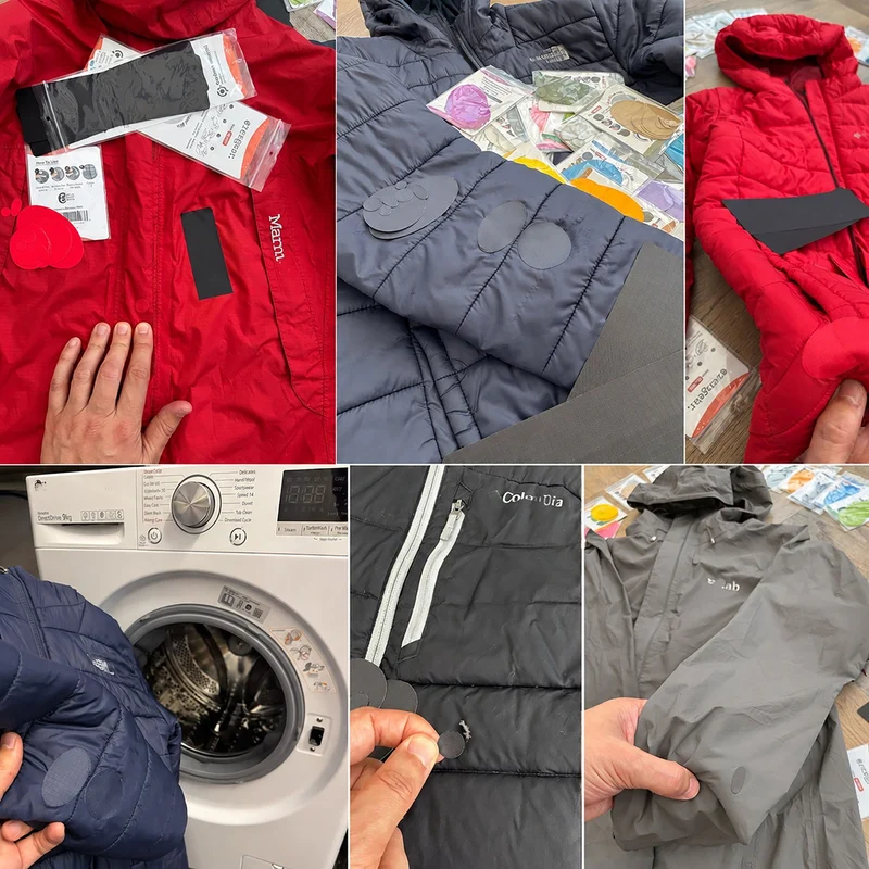 Self-Adhesive Puffer Jacket Repair Patches (30+ Colours)
