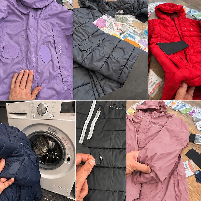Self-Adhesive Puffer Jacket Repair Patches (30+ Colours)