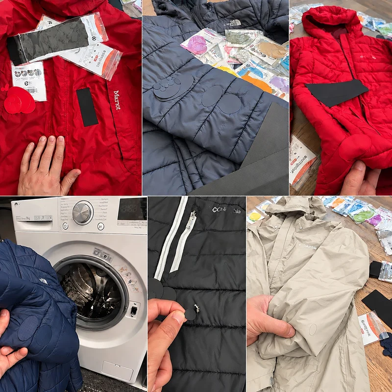 Self-Adhesive Puffer Jacket Repair Patches (30+ Colours)