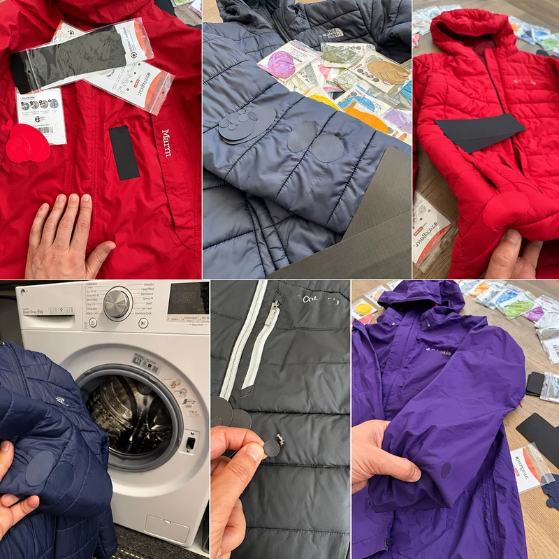 Self-Adhesive Puffer Jacket Repair Patches (30+ Colours)