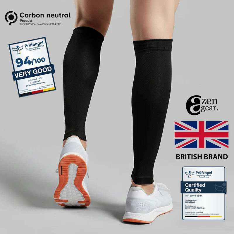 Calf Support Compression Sleeves (Pair) for Women and Men