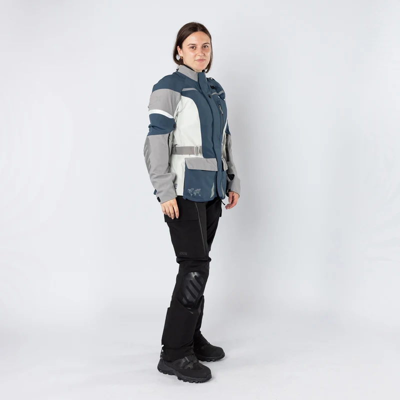 Damen Venture-STX 1.0 Laminatjacke blau-hellgrau