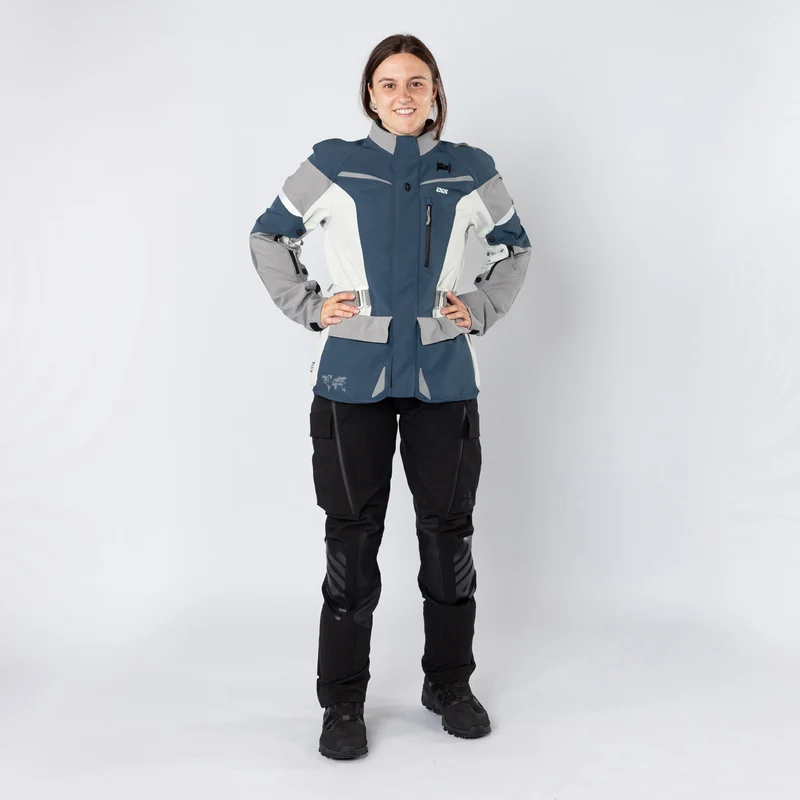 Damen Venture-STX 1.0 Laminatjacke blau-hellgrau