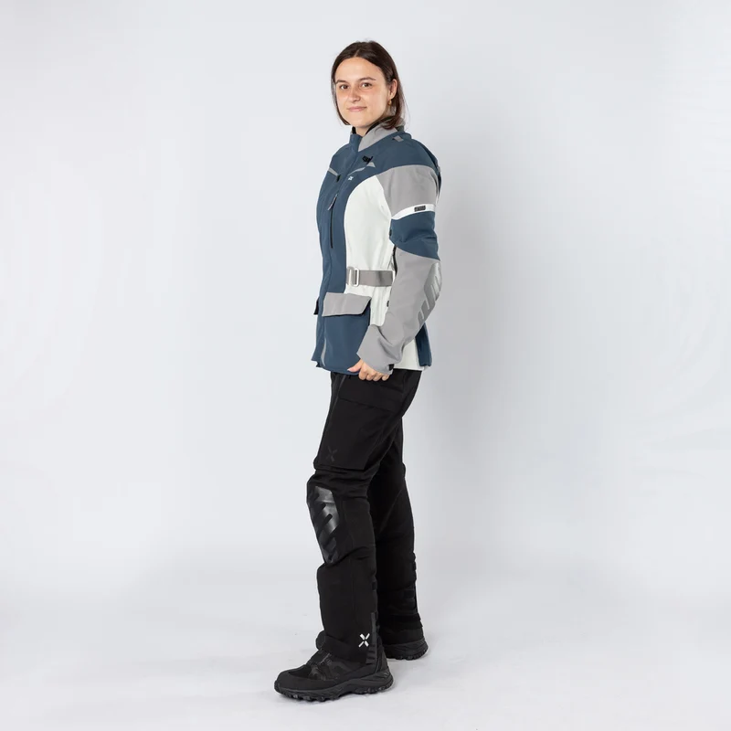 Damen Venture-STX 1.0 Laminatjacke blau-hellgrau