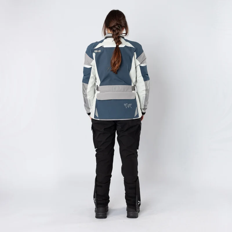 Damen Venture-STX 1.0 Laminatjacke blau-hellgrau