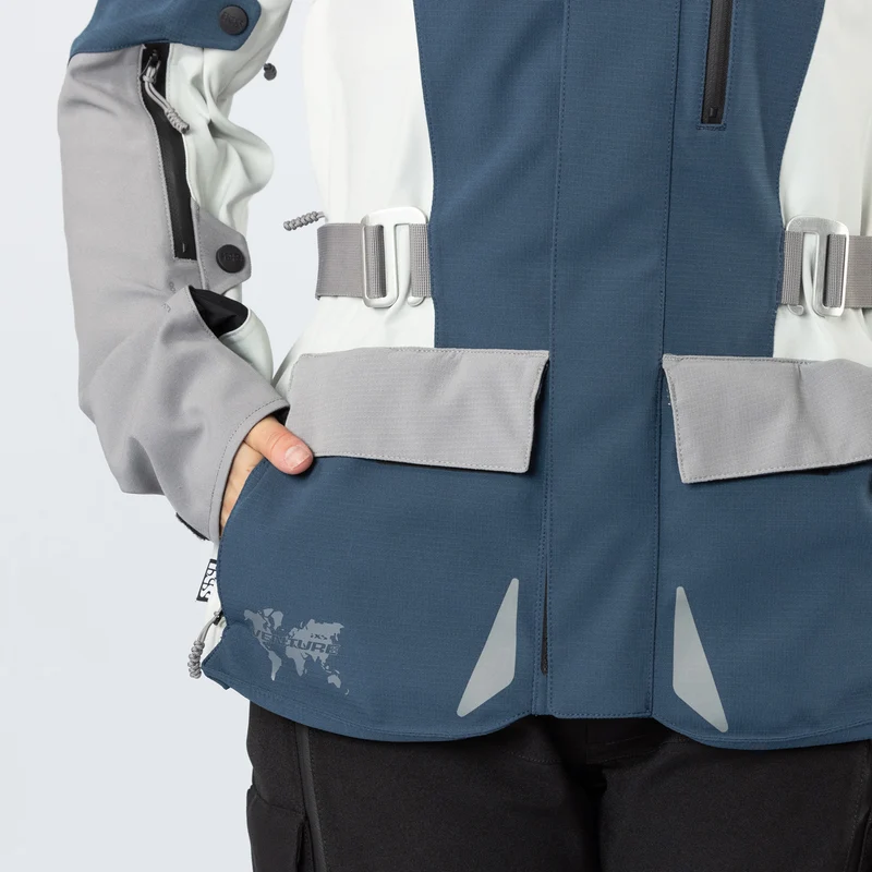 Damen Venture-STX 1.0 Laminatjacke blau-hellgrau