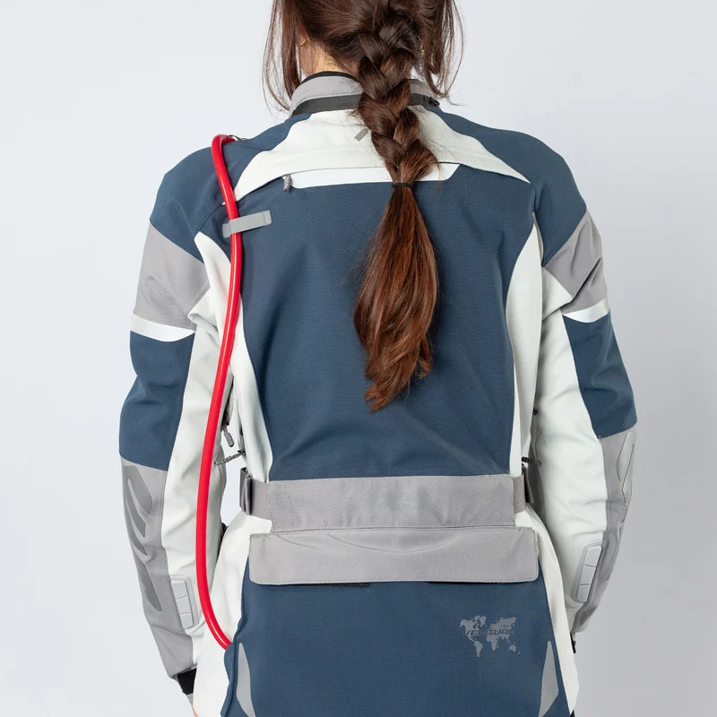 Damen Venture-STX 1.0 Laminatjacke blau-hellgrau