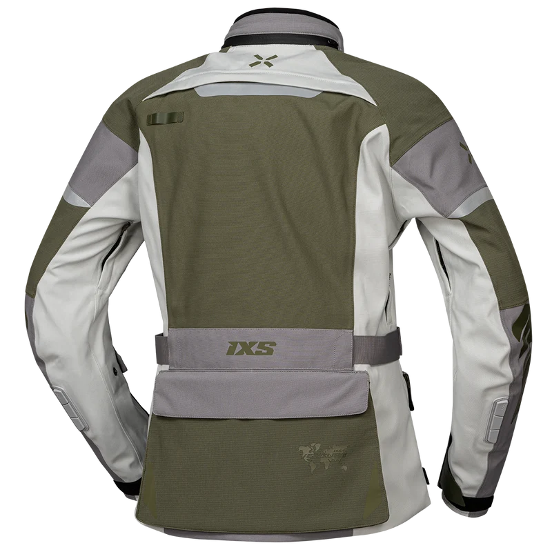 Damen Venture-STX 1.0 Laminatjacke hellgrau-oliv