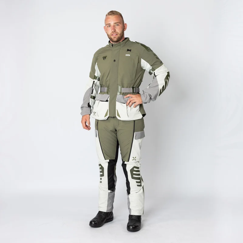 Venture-STX 1.0 Laminatjacke hellgrau-oliv