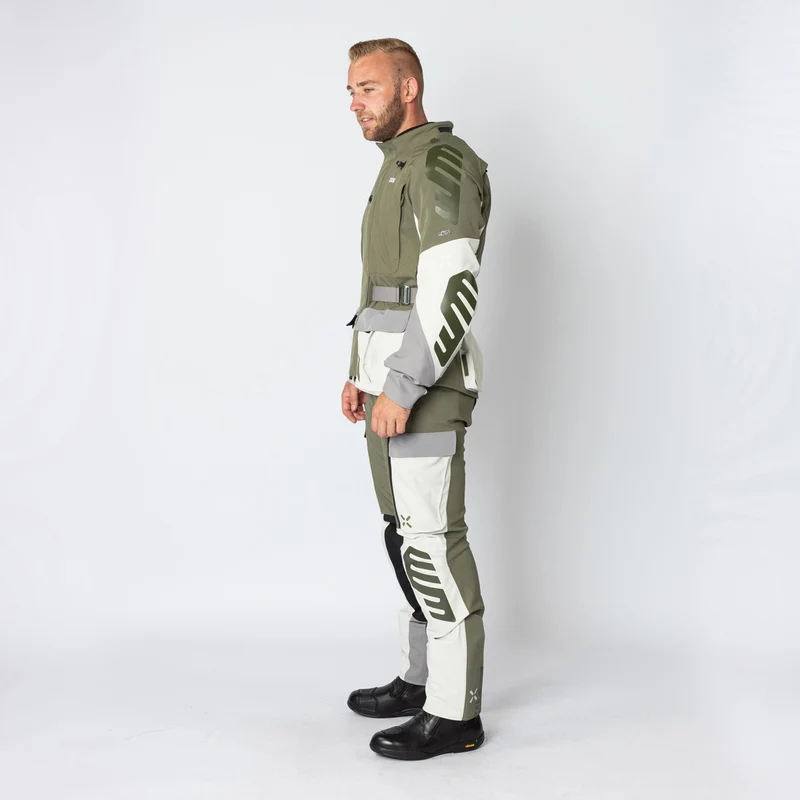 Venture-STX 1.0 Laminatjacke hellgrau-oliv