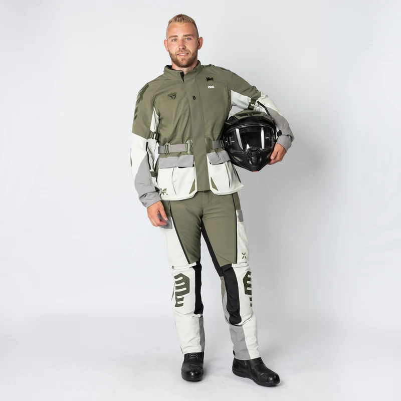 Venture-STX 1.0 Laminatjacke hellgrau-oliv