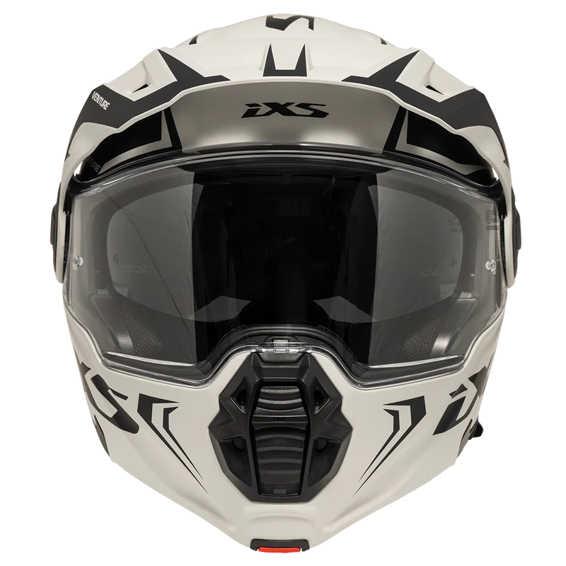 Venture 1.0 MIPS Klapphelm matt hellgrau-schwarz