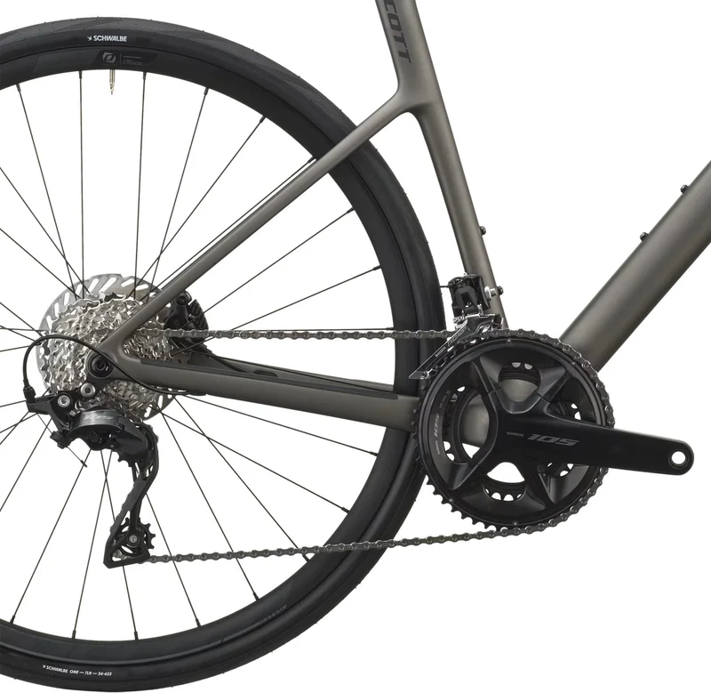Scott Addict 50 Rennrad Diamant 28" tungsten grey