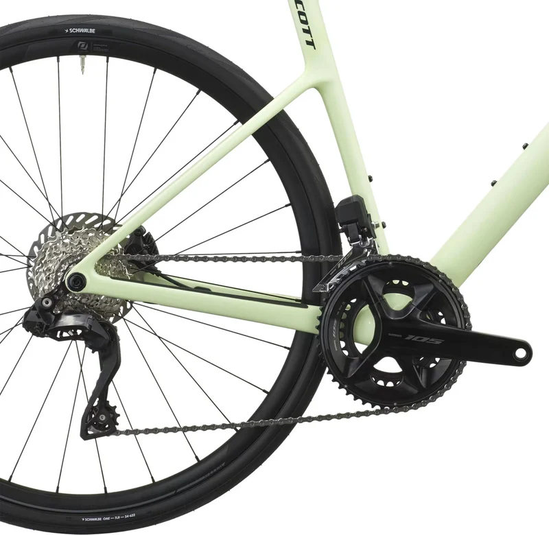 Scott Addict 40 Rennrad Diamant 28" cream green