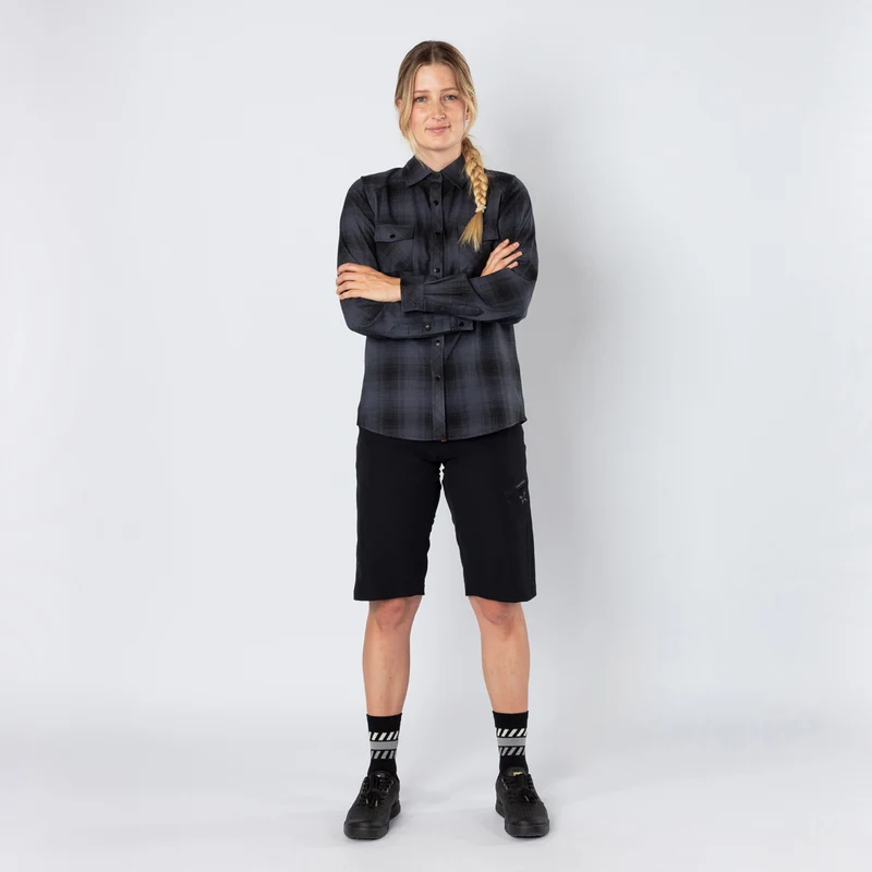 Damen Carve 1.0 Shirt anthrazit-schwarz