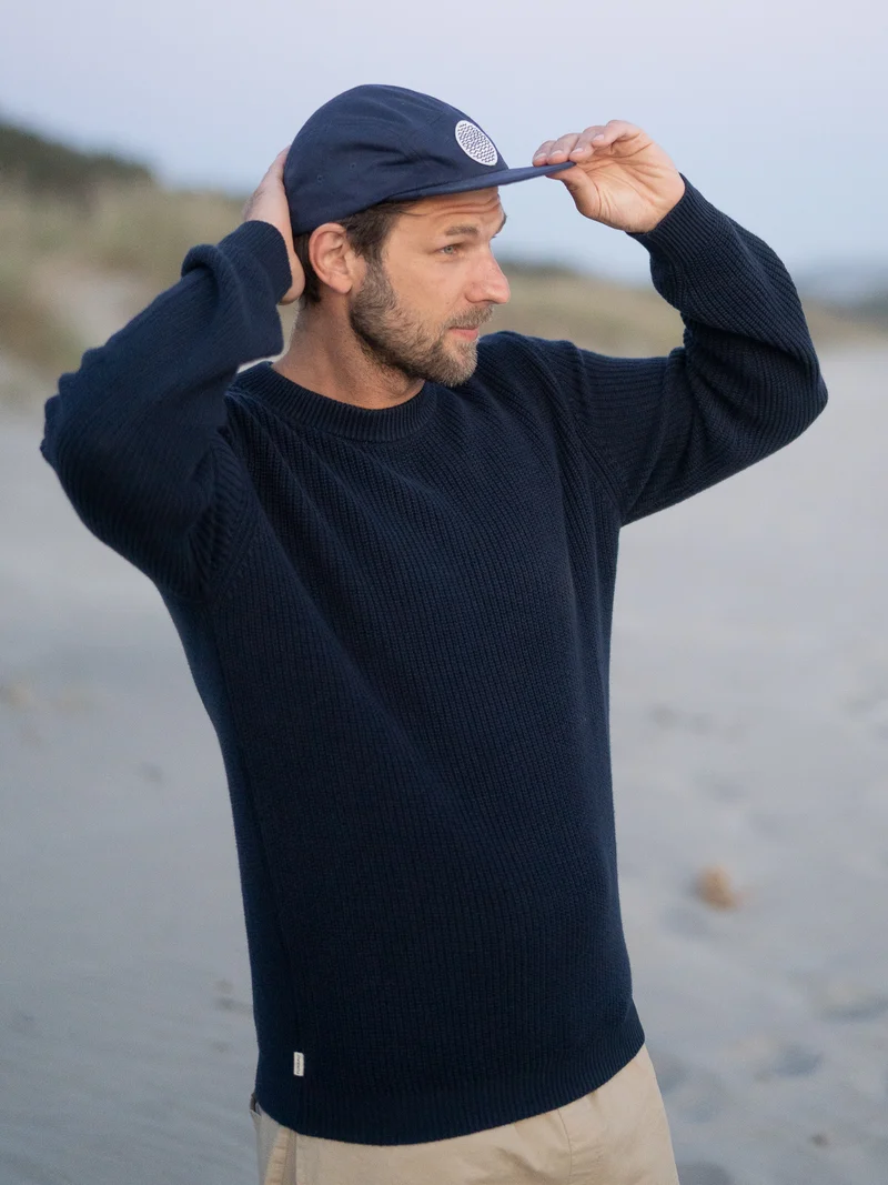 4Seasons Männer Strickpullover - navy