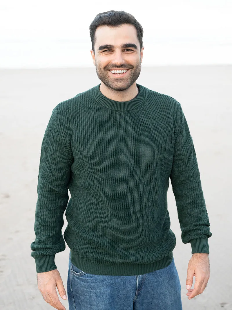 4Seasons Männer Strickpullover - waldgrün