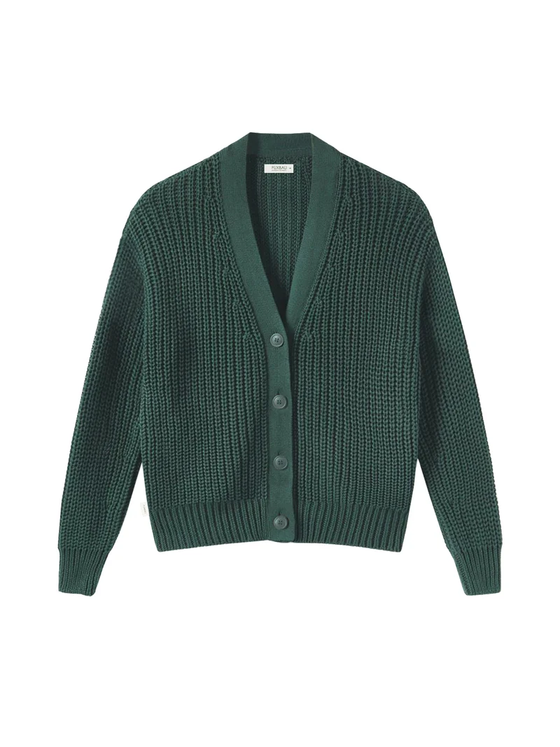4Seasons Frauen Strickjacke - waldgrün