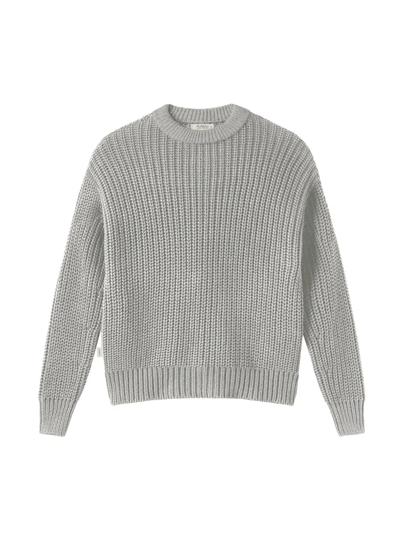 4Seasons Frauen Strickpullover - grau