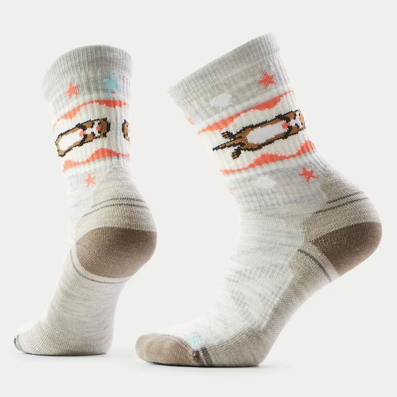 Women's Hike Light Cushion Otter Float Crew Socks
