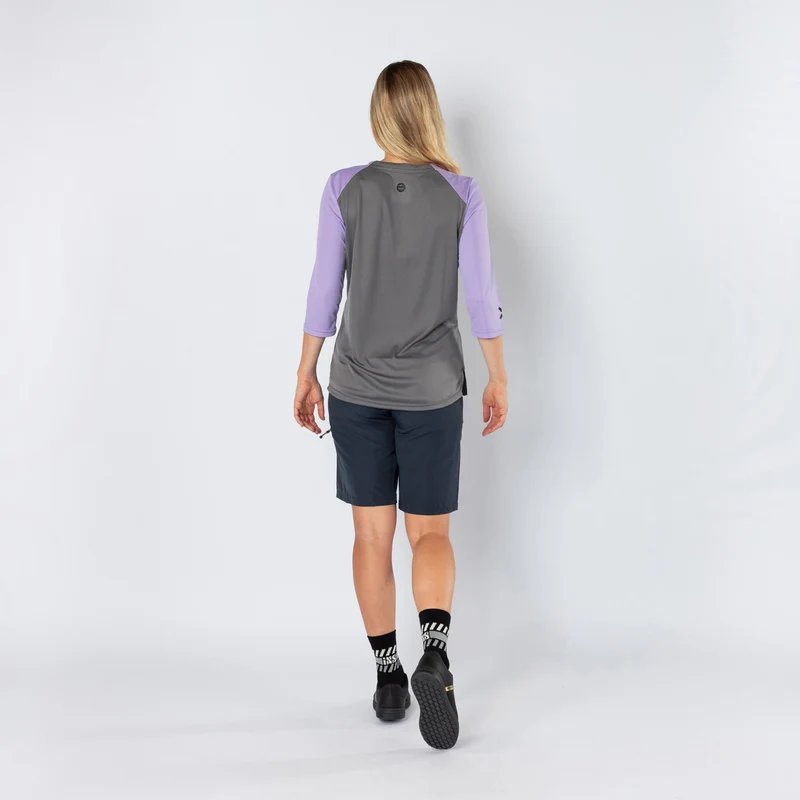 Damen Carve 1.0 3/4 Jersey lavender-graphit