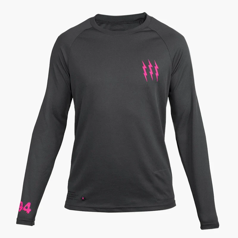 Long Sleeve Riders Jersey - Grey