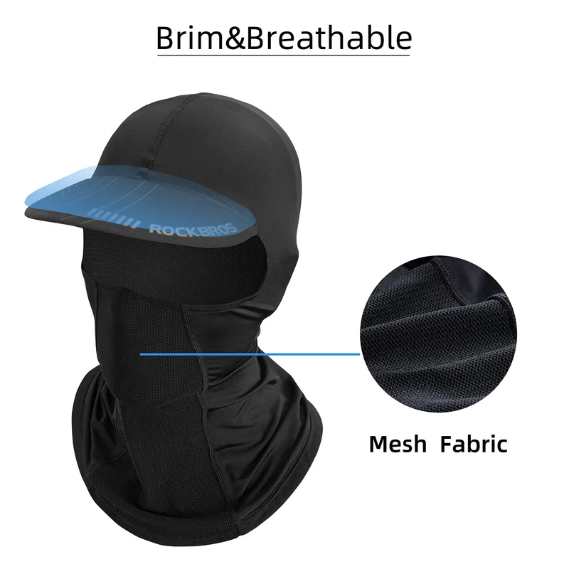 Sturmhaube mit Schirm & UV-Schutz