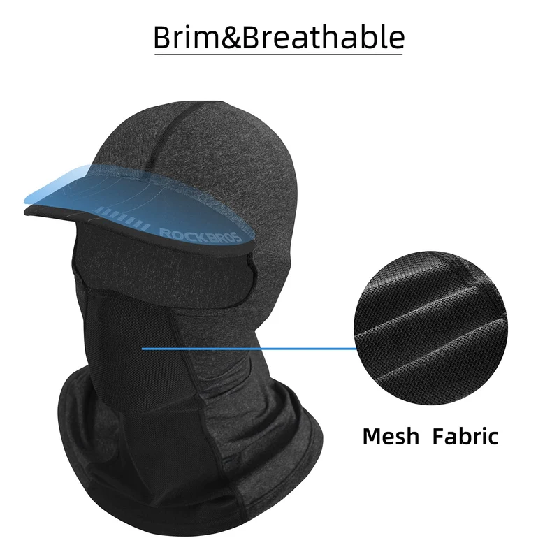 Sturmhaube mit Schirm & UV-Schutz