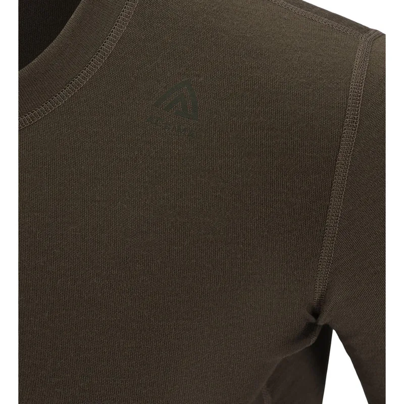 Aclima - Warmwool Crewneck M Oliv // Olivgrün