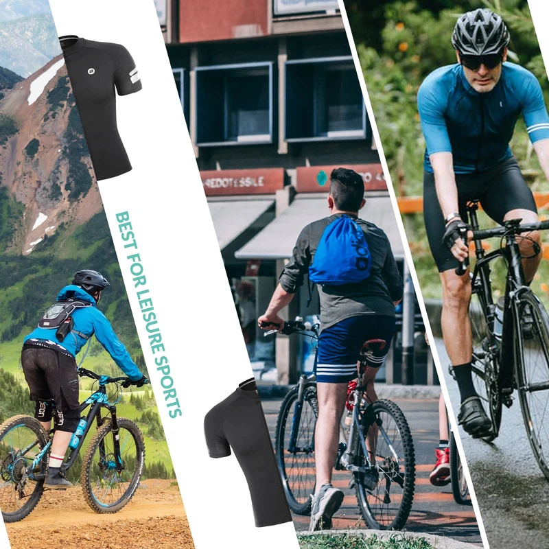 Reflektierendes Fahrradtrikot Kurzarm