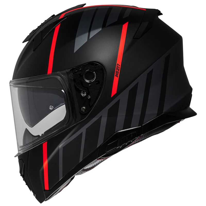 Integral Helm iXS217 2.0 schwarz matt-rot