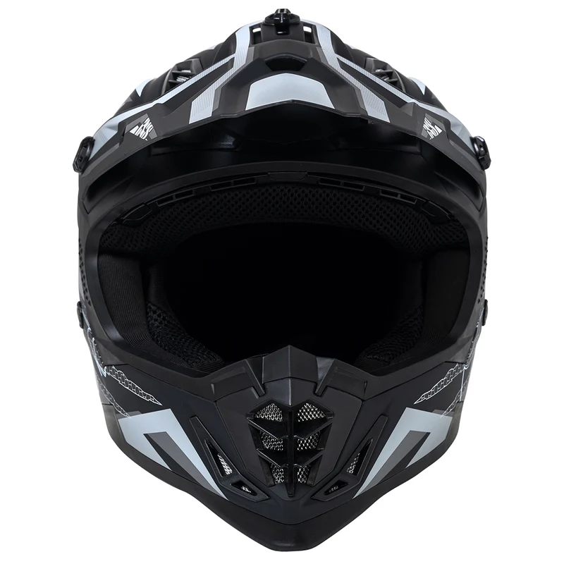 Motocross Helm iXS363 2.0 schwarz matt-anthrazit-weiss