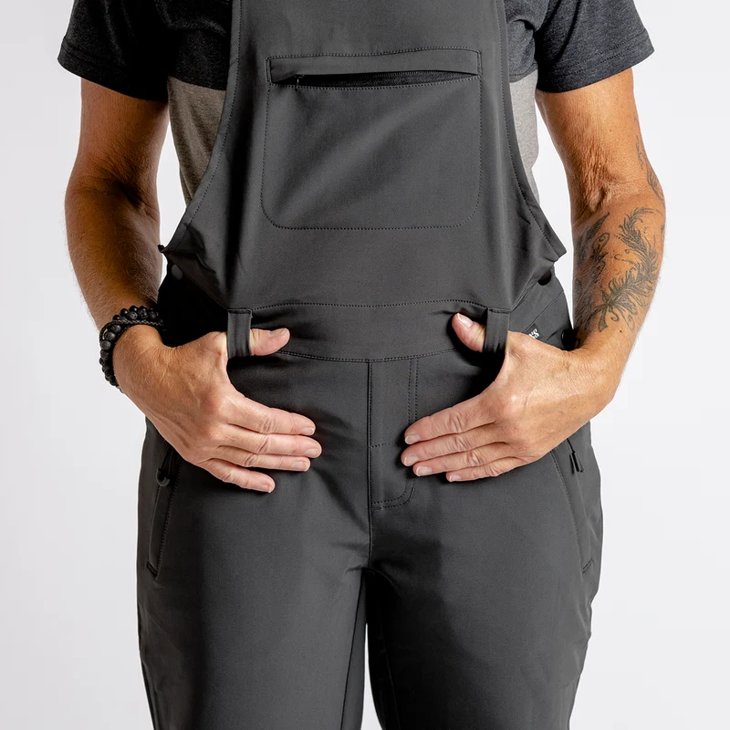 Women's Carve Latzhose anthrazit