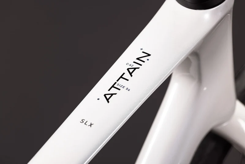Cube Attain C:62 SLX Rennrad Diamant 28" metallicwhite´n´black