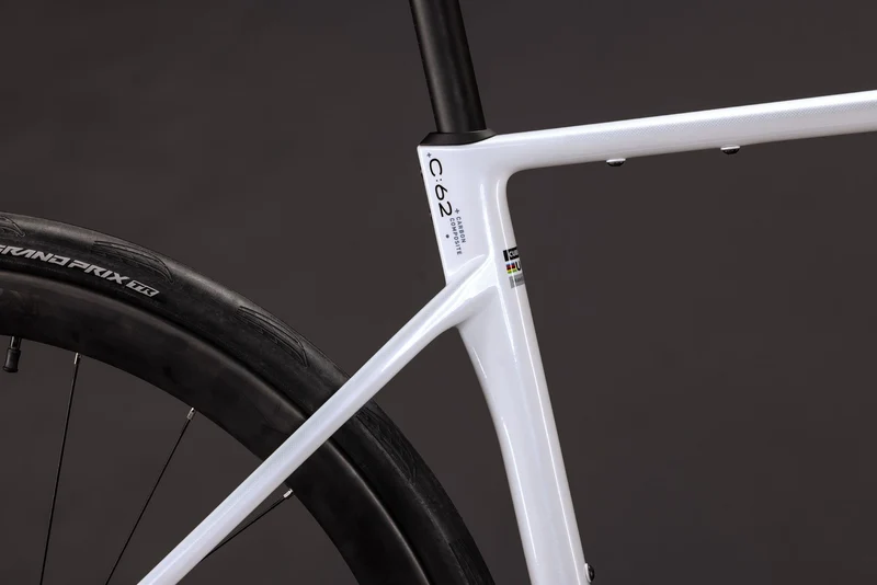 Cube Attain C:62 SLX Rennrad Diamant 28" metallicwhite´n´black