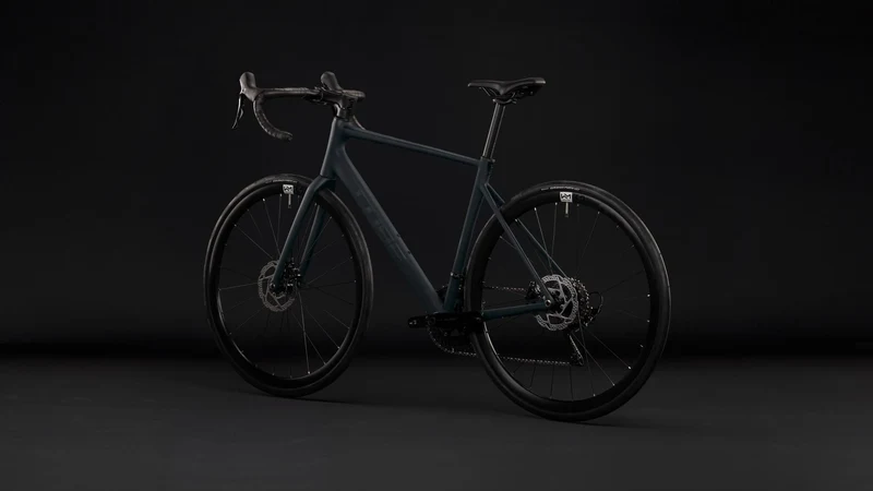 Cube Attain SLX Rennrad Diamant 28" black´n´chrome