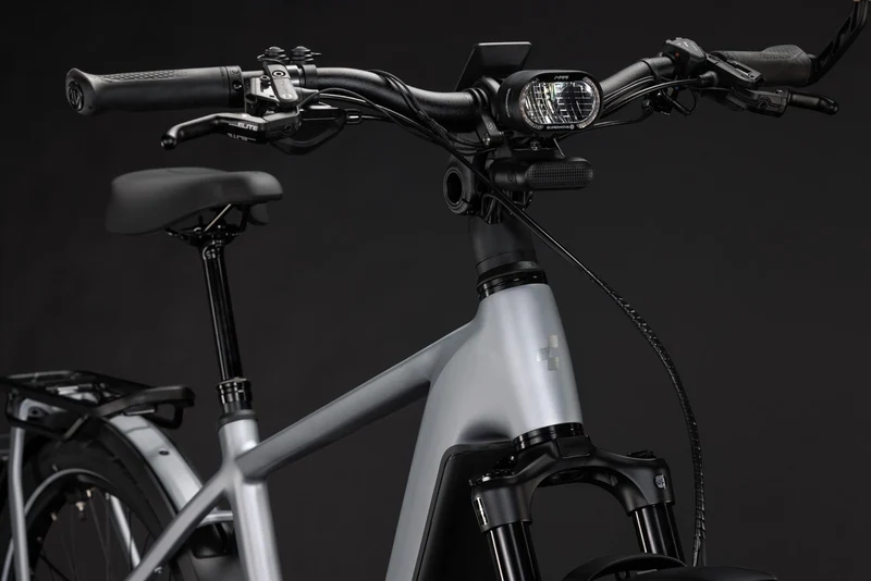 Cube Kathmandu Hybrid 45 800 Wh E-Citybike Diamant 28" slategrey´n´chrome