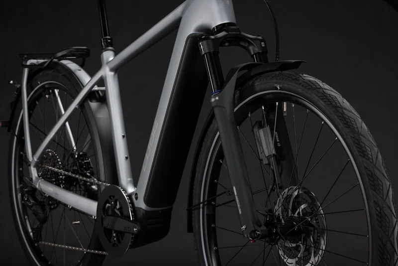 Cube Kathmandu Hybrid 45 800 Wh E-Citybike Diamant 28" slategrey´n´chrome