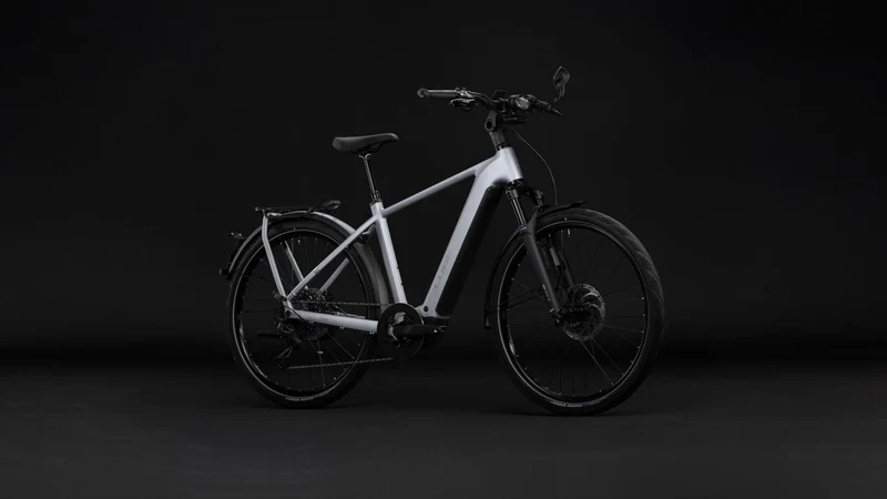 Cube Kathmandu Hybrid 45 800 Wh E-Citybike Diamant 28" slategrey´n´chrome