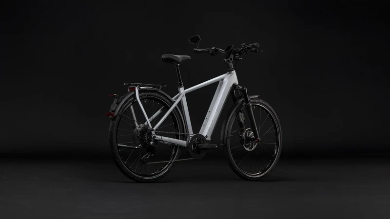 Cube Kathmandu Hybrid 45 800 Wh E-Citybike Diamant 28" slategrey´n´chrome