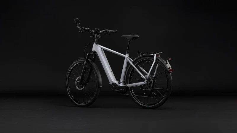 Cube Kathmandu Hybrid 45 800 Wh E-Citybike Diamant 28" slategrey´n´chrome