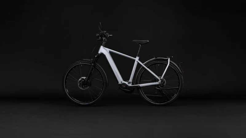 Cube Kathmandu Hybrid 45 800 Wh E-Citybike Diamant 28" slategrey´n´chrome