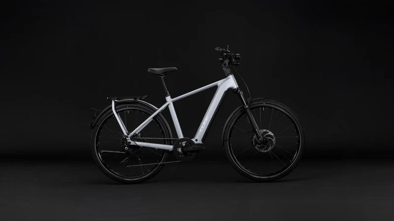 Cube Kathmandu Hybrid 45 800 Wh E-Citybike Diamant 28" slategrey´n´chrome