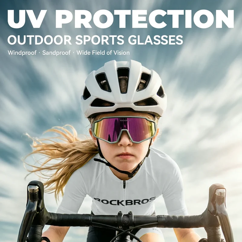 Kinder Fahrrad Sonnenbrille - Polarisiert/Photochrom mit UV400 Schutz