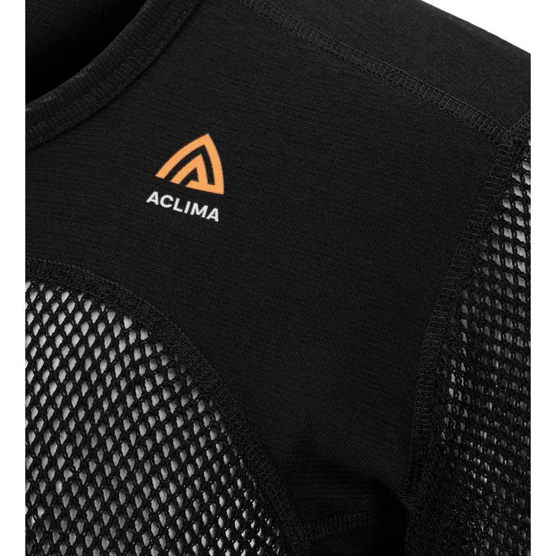 Aclima - Woolnet 120g Herren T-Shirt // Schwarz
