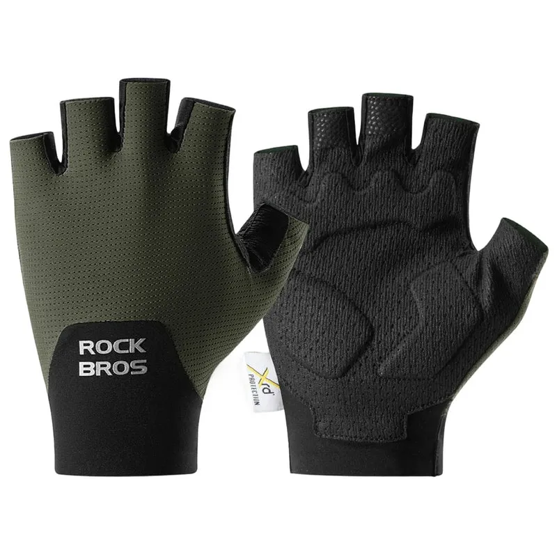 Halbfinger Fahrradhandschuhe mit PORON XRD Polster