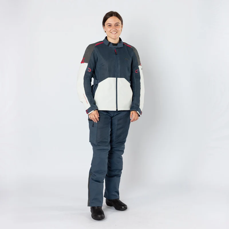 Damen Tourster-BigAir 1.0 Jacke hellgrau-blau-rot