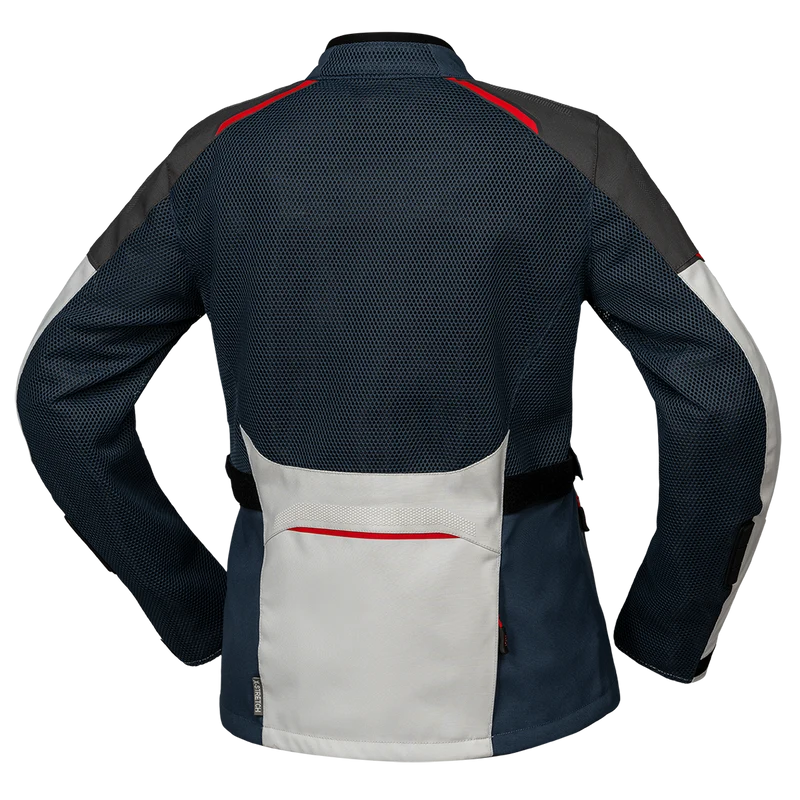 Damen Tourster-BigAir 1.0 Jacke hellgrau-blau-rot