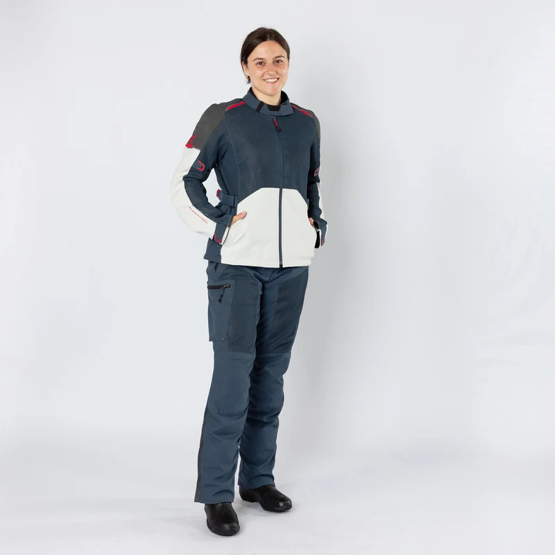 Damen Tourster-BigAir 1.0 Jacke hellgrau-blau-rot